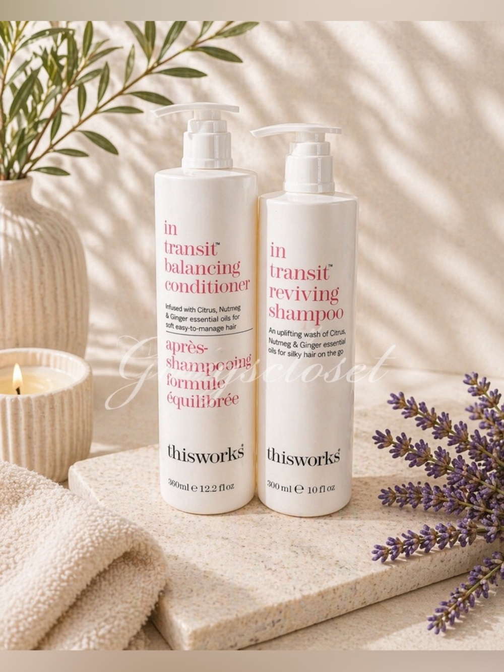 SHAMPOO & CONDITIONER THIS WORKS TRANSITE